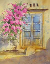 Sadia Arif, 11 x 15 Inch, Watercolor on Paper, Cityscape Painting, AC-SAD-062